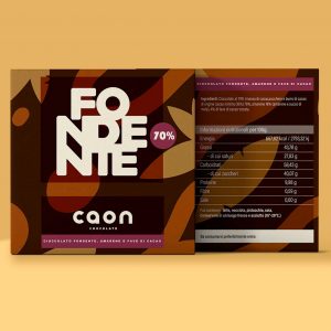 Cioccolato fondente 70% monorigine Perù, amarene e fave di cacao