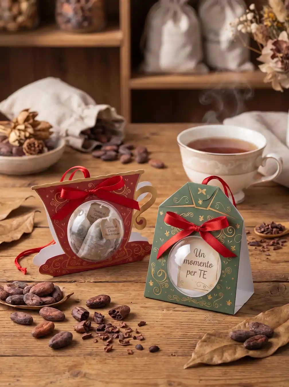 Infuso di tè nero e fave di cacao tostate - immagine 2