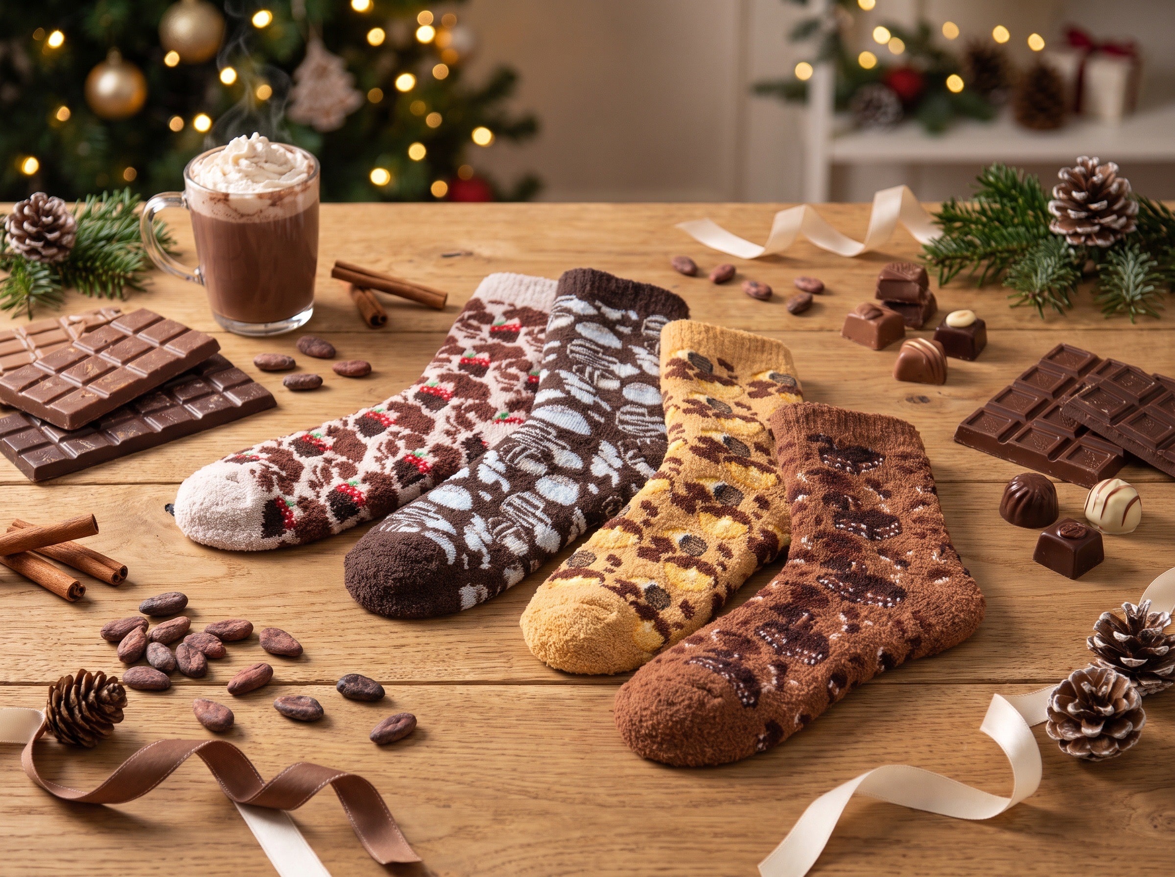 Choco Socks: Calzini divertenti in confezione regalo - immagine 3